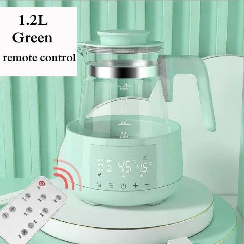 image-1.2L Infant Thermostatic Milk Regulator Baby Kettle Keep Warm 24 Hours Hot Water Smart Insulation Pot Milk Powder Warmer