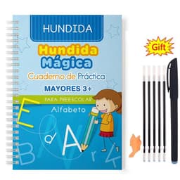image-Learning Books for Children Spanish Calligraphy Notebook English Montessori Magic Book Mathematical Copybooks Notebooks Kids