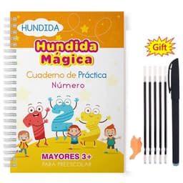 image-Learning Books for Children Spanish Calligraphy Notebook English Montessori Magic Book Mathematical Copybooks Notebooks Kids