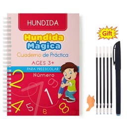 image-Learning Books for Children Spanish Calligraphy Notebook English Montessori Magic Book Mathematical Copybooks Notebooks Kids