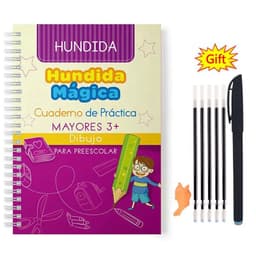 image-Learning Books for Children Spanish Calligraphy Notebook English Montessori Magic Book Mathematical Copybooks Notebooks Kids