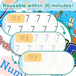 image-Learning Books for Children Spanish Calligraphy Notebook English Montessori Magic Book Mathematical Copybooks Notebooks Kids