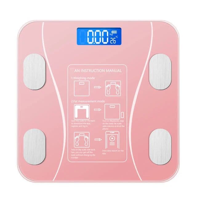 image-Body Fat Scale Smart Wireless Digital Bathroom Weight Scale Body Composition Analyzer with Smartphone App Bluetooth USB Charging