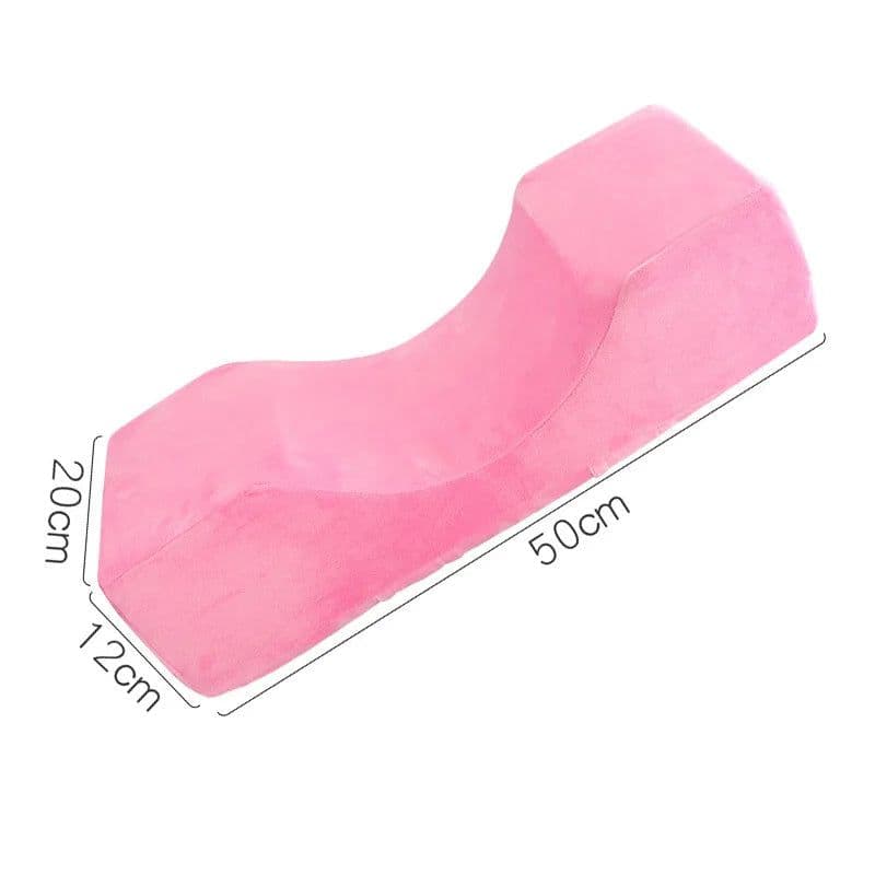 image-Lash Pillow Neck Support Eyelash Soft Pillow Grafting Eyelashes Memory Foam Eyelash Extension Pillow With Pocket Makeup Salon
