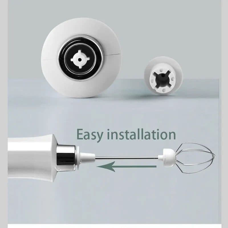image-3 In 1 Portable Rechargeable Electric Milk Frother Foam Maker Handheld Foamer High Speeds Drink Mixer Coffee Frothing Wand