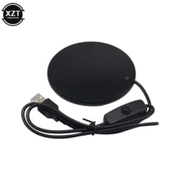 image-Mini USB Heating Coaster Portable Milk Coffee Heater Intelligent Thermostatic Coaster Type-c Thermal Insulation Coaster