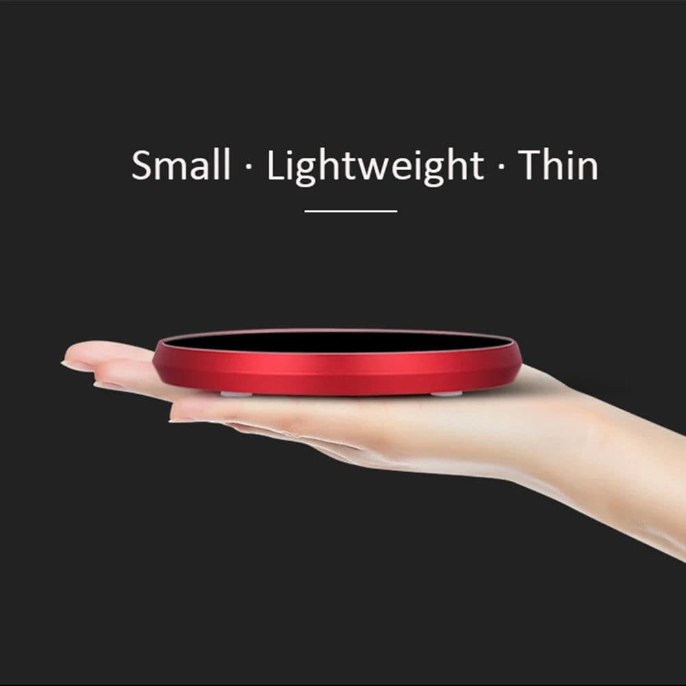 image-DC 5V USB Coffee Mug Cup Warmer Milk Tea Water Cup Heating Electric Touch Pad Temperature Adjustable Hot Tea Maker Heater Warmer