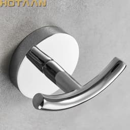 image-Robe Hook,Clothes Hook,Stainless steel Construction with Chrome finish,Bathroom hook Bathroom Accessories,10902-B