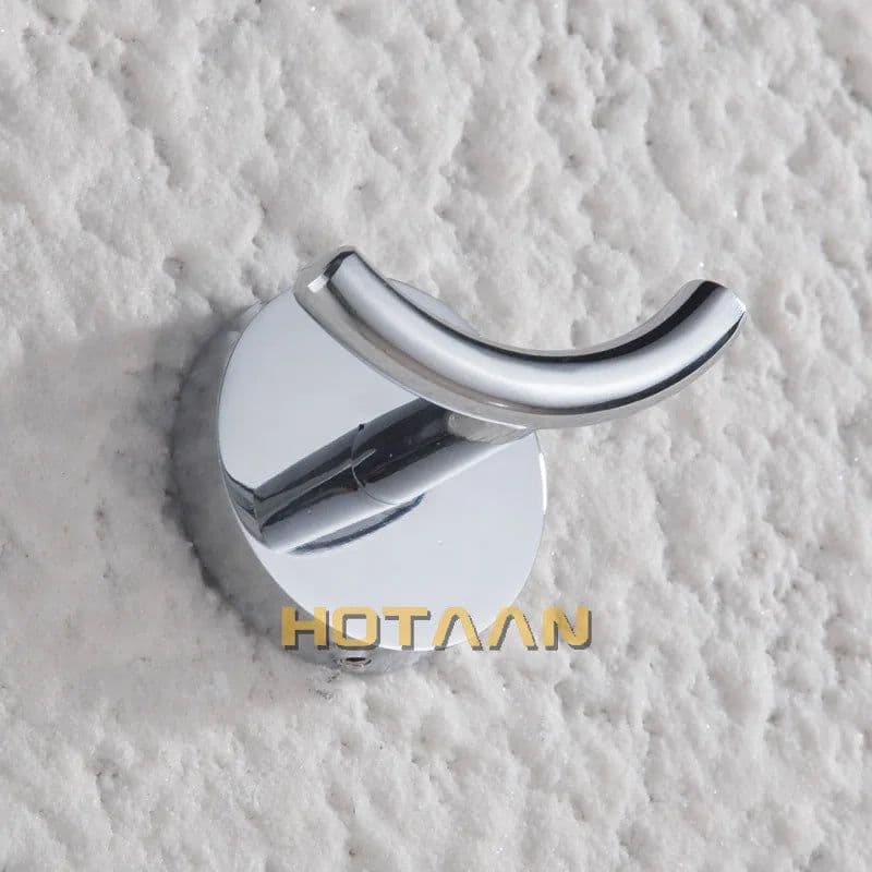 image-Robe Hook,Clothes Hook,Stainless steel Construction with Chrome finish,Bathroom hook Bathroom Accessories,10902-B
