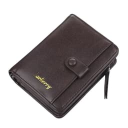 image-Fashion Men Wallets High Quality PU Leather Zipper Short Design Card Holder Male Purse with Coin Pockett Holder Men Wallets