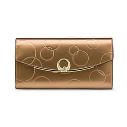 image-Genuine Leather Walletsfor Women Luxury Designer Purses RFID Card Holder Women's Long Handbag High Quality Ladies Gift