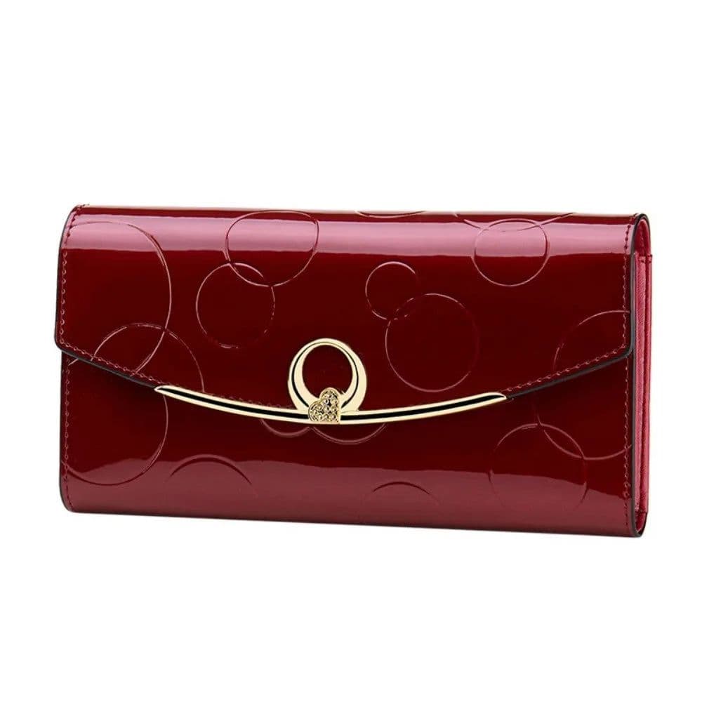 image-Genuine Leather Walletsfor Women Luxury Designer Purses RFID Card Holder Women's Long Handbag High Quality Ladies Gift