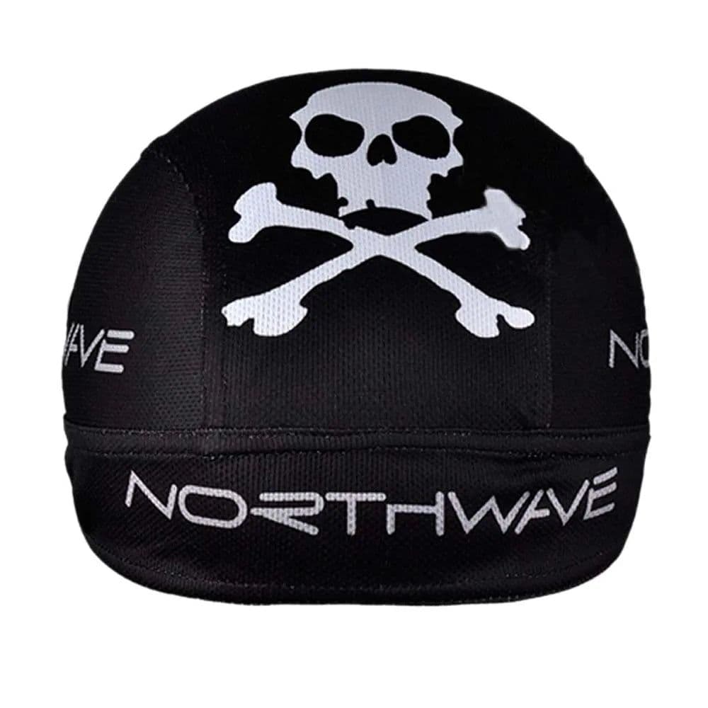 image-New Black Cycling Bicycle Bike Outdoor Sports Pirate Hat Cap Sport Headband Bandana Men Headscarf Quick Dry Head Covers