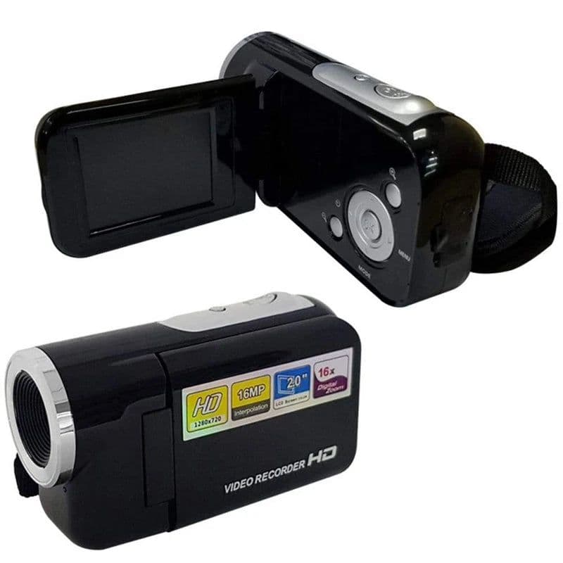 image-Camera Photographic Cameras 2Inch Screen 16 Million Pixel Mini Digital Camera Kids Camera Black Retro Camera For Home
