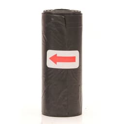 image-Pet Poop Bags Disposable Dog Waste Bags, Bulk Poop Bags with Leash Clip and Bone Bag Dispenser 1Roll Bags with Paw Prints