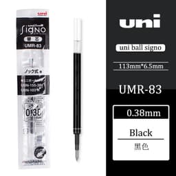 image-12 Pcs/Lot Uni-Ball Signo UMR-83 UMR-85 Refill for UMN-105 UMN-152 UMN-207 Gel Ink Pen 0.5 Mm Kawaii School Supplies