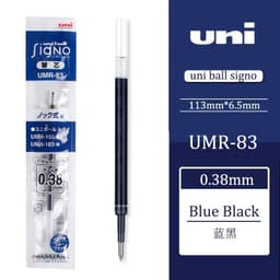 image-12 Pcs/Lot Uni-Ball Signo UMR-83 UMR-85 Refill for UMN-105 UMN-152 UMN-207 Gel Ink Pen 0.5 Mm Kawaii School Supplies