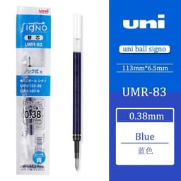 image-12 Pcs/Lot Uni-Ball Signo UMR-83 UMR-85 Refill for UMN-105 UMN-152 UMN-207 Gel Ink Pen 0.5 Mm Kawaii School Supplies