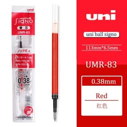 image-12 Pcs/Lot Uni-Ball Signo UMR-83 UMR-85 Refill for UMN-105 UMN-152 UMN-207 Gel Ink Pen 0.5 Mm Kawaii School Supplies
