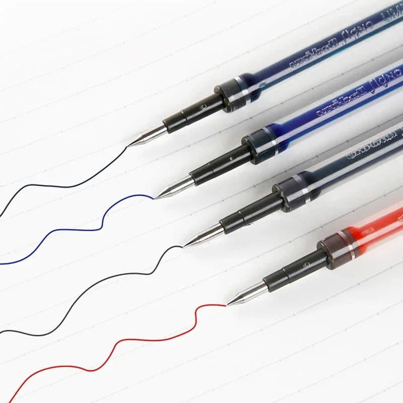 image-12 Pcs/Lot Uni-Ball Signo UMR-83 UMR-85 Refill for UMN-105 UMN-152 UMN-207 Gel Ink Pen 0.5 Mm Kawaii School Supplies