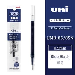image-12 Pcs/Lot Uni-Ball Signo UMR-83 UMR-85 Refill for UMN-105 UMN-152 UMN-207 Gel Ink Pen 0.5 Mm Kawaii School Supplies