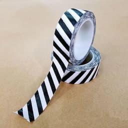 image-10m 1x Black and White Adhesive Tape Japanese Washi Tape Decorative Tape DIY Scrapbook Paper Photo Album Masking Tape Set