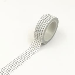 image-10m 1x Black and White Adhesive Tape Japanese Washi Tape Decorative Tape DIY Scrapbook Paper Photo Album Masking Tape Set