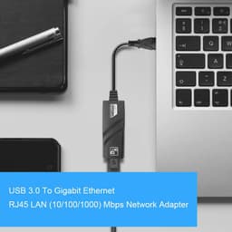image-10/100/1000Mbps Wired USB 3.0 TypeC USB To Rj45 Lan Ethernet Adapter RTL8153 Network Card for PC Macbook Windows Laptop