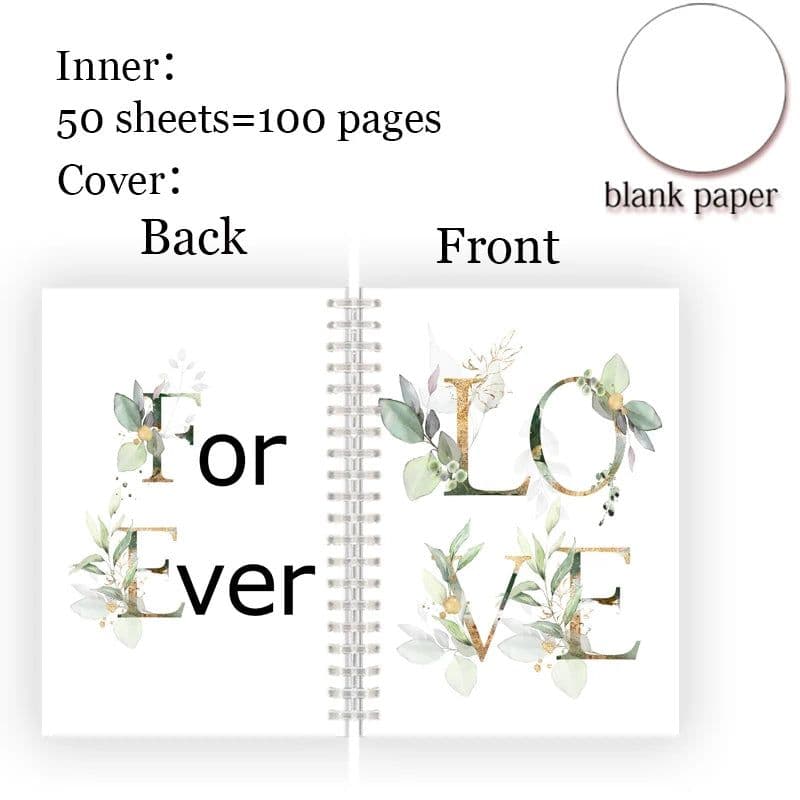image-A5 Spiral Notebook Note Book - Faith Belief Love God Bless Luck - Dream Motivational Inspirational Flower Quote Never Give Up