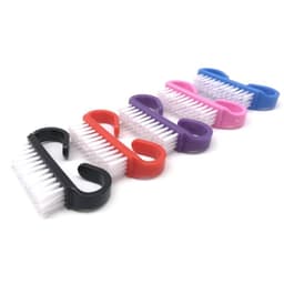 image-Nail Cleaning Clean Brush File Manicure Pedicure Soft Remove Dust Small Angle Scrub Multi Color Dusting Pedicure Care Tool