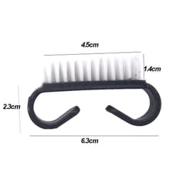image-Nail Cleaning Clean Brush File Manicure Pedicure Soft Remove Dust Small Angle Scrub Multi Color Dusting Pedicure Care Tool