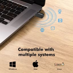 image-650Mbps USB Wifi Adapter 2.4G&5GHz Dual Band 802.11AC Wireless Network Card Wi fi Antenna Wifi Receiver For Laptop Desktop PC