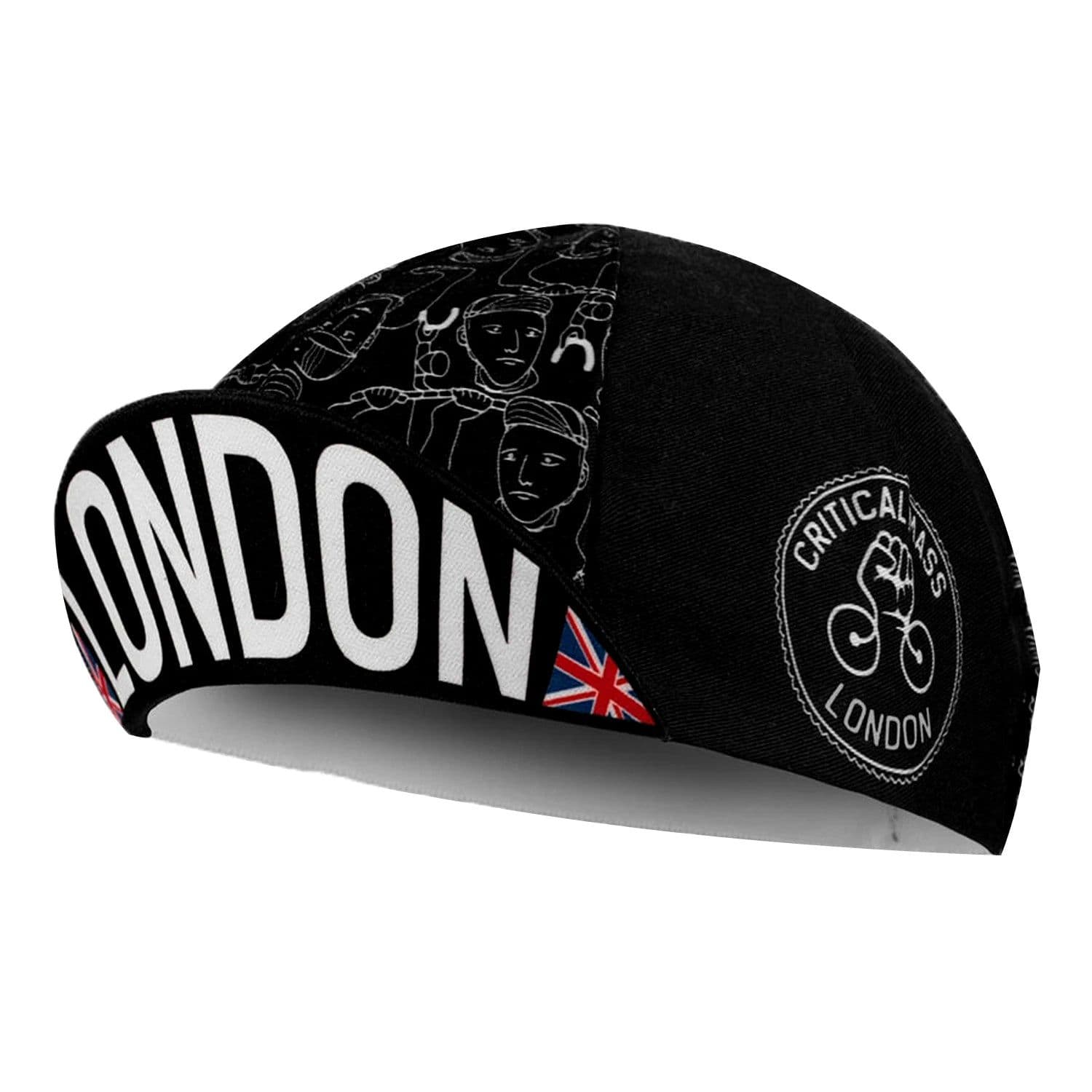 image-Classic Retro Text Series Black White Orange Red New Polyester Cycling Caps Road Team Bike Must Summer Balaclava Quick Dry Hats