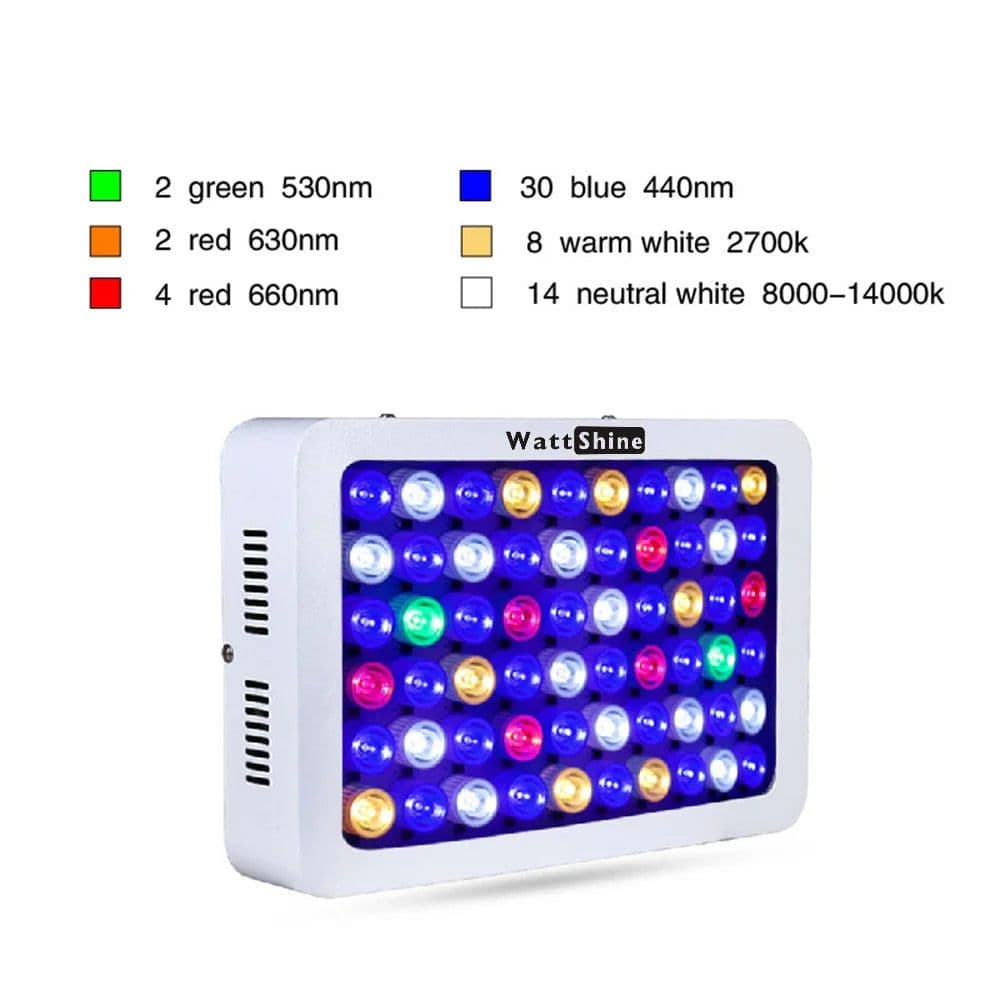image-Dimmable LED Aquarium Lights 180W 140W Fish Tank Light For Freshwater Saltwater Aquarium Marine Reef Coral Lighting Decoration