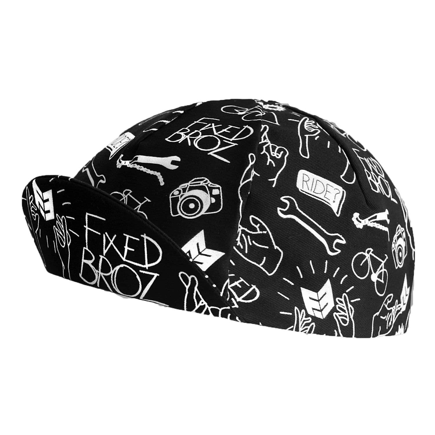 image-XIMATT Black Series Most Popular Polyester Cycling Caps Sports Quick Dry Bicycle Hat Men Women Wear Absorb Sweat Breathable