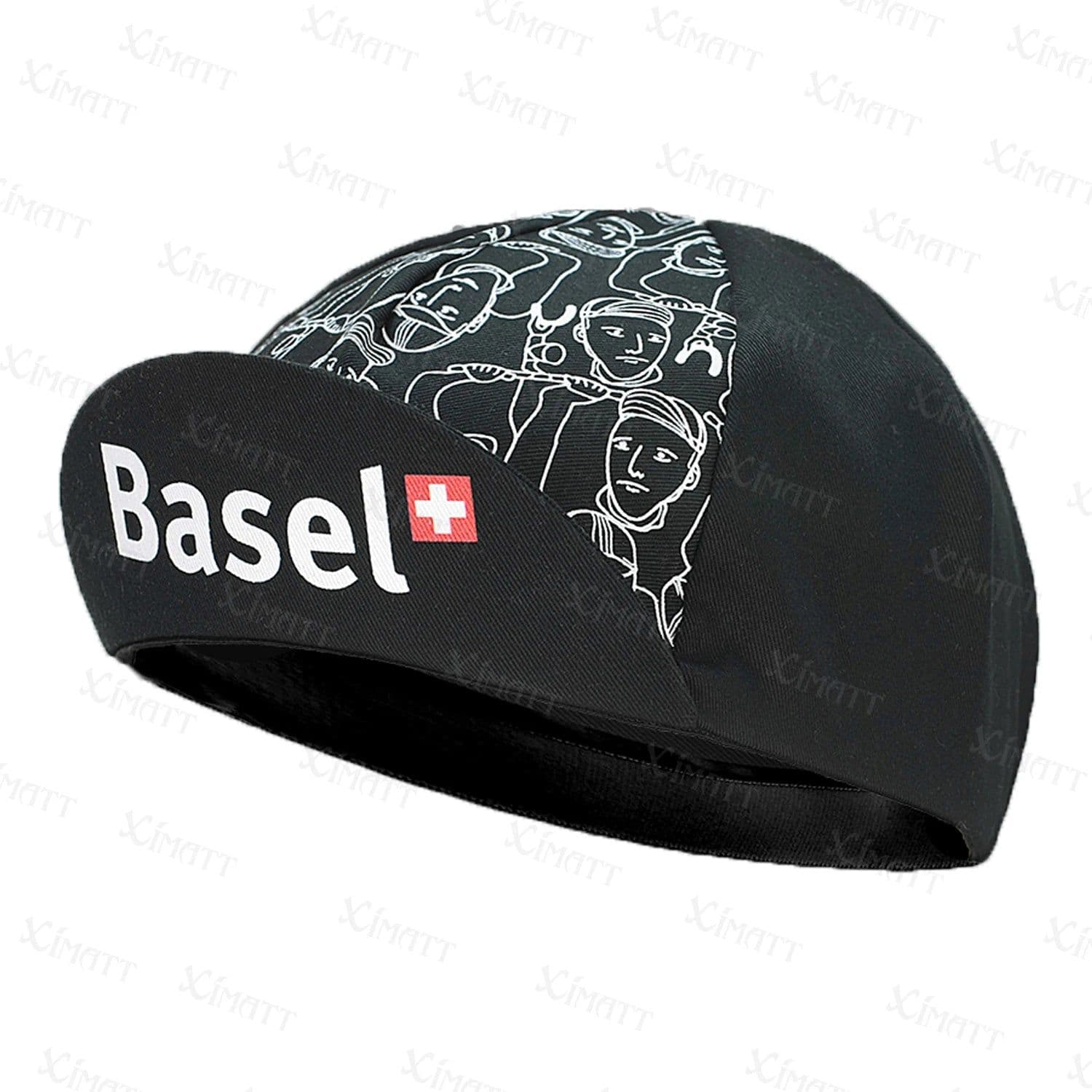 image-XIMATT Black Series Most Popular Polyester Cycling Caps Sports Quick Dry Bicycle Hat Men Women Wear Absorb Sweat Breathable