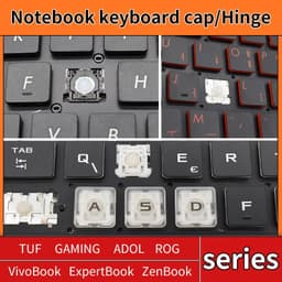image-Replacement Keycap Key Cap Rubber Scissor Clip Hinge For ASUS TUF GAMING VivoBook ADOL ExpertBook ZenBook ROG Laptop Keyboard