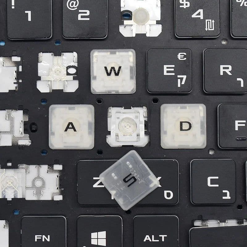 image-Replacement Keycap Key Cap Rubber Scissor Clip Hinge For ASUS TUF GAMING VivoBook ADOL ExpertBook ZenBook ROG Laptop Keyboard