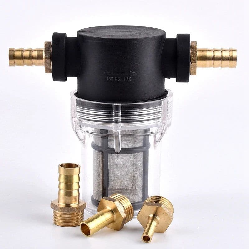 image-1/2" Rain Water Filter Agricultural Irrigation Garden Watering Filters Aquarium Water Tank Strainer 10~200 Mesh Copper Connector