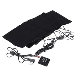 image-8 in 1 Heating Pad Electric USB Jackets Clothes Heating Pad Winter Sports Hiking Vest Heated Warmer Pads Fiber Heater
