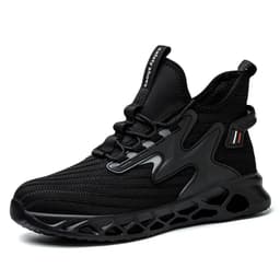 image-Breathable Men Work Safety Shoes Anti-smashing Steel Toe Cap Working Boots Construction Indestructible Work Sneakers Men Shoes