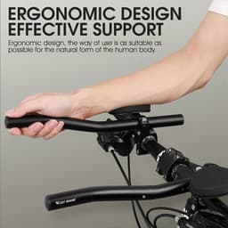 image-WEST BIKING Bicycle Rest TT Handlebar Clip on Aero Bars Handlebar Extension Triathlon Aerobars MTB Road Bike Cycling Handlebars