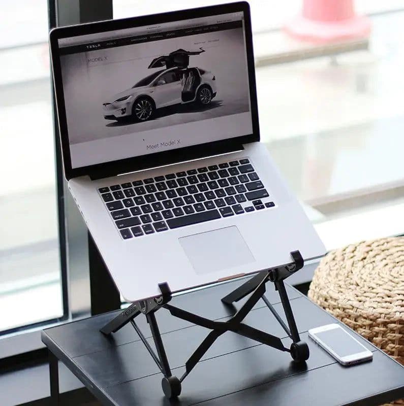 image-NEXSTAND K2 Folding Portable Laptop Stand Viewing Angle/Height Adjustable Quality Aluminum Alloy Bracket