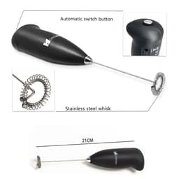 image-Milk Frother Handheld Mini Electric Foamer Coffee Maker Egg Beater for Cappuccino Stirrer Portable Blender Kitchen Whisk Tools
