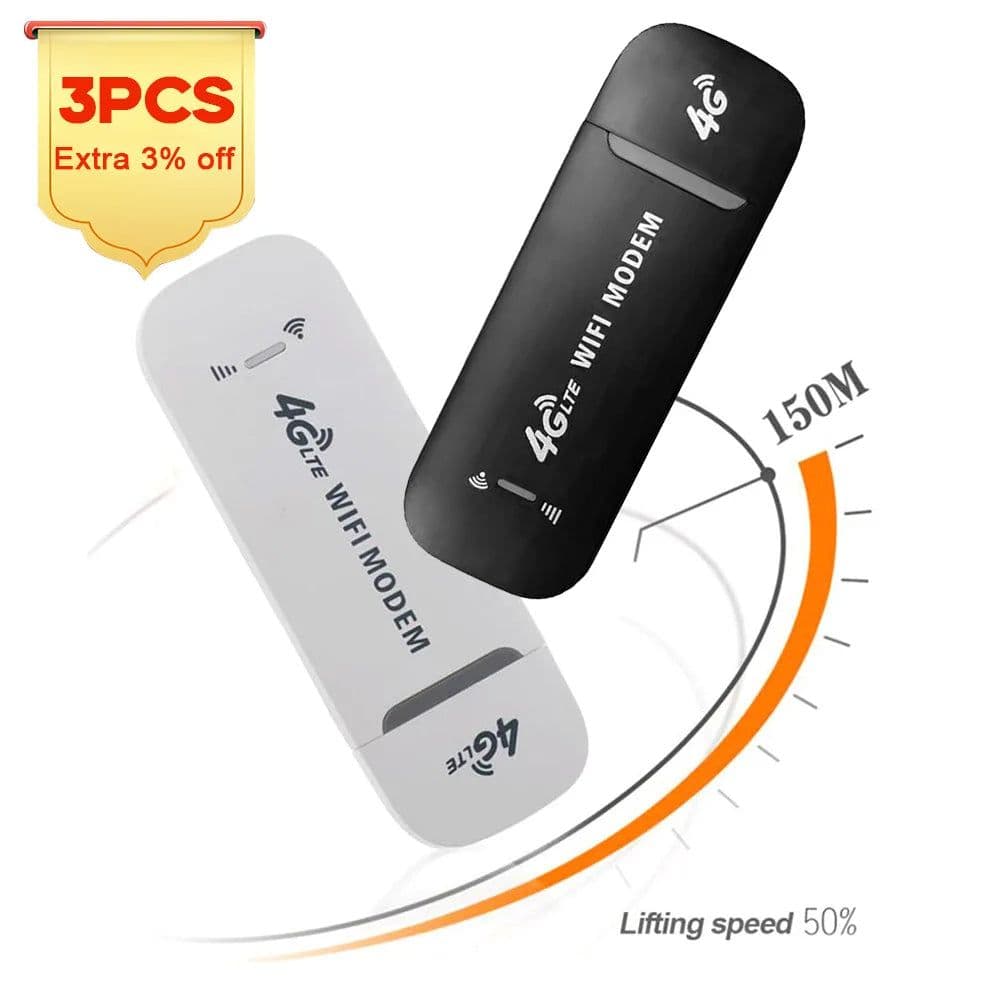 image-4G LTE Wireless Router USB Dongle 150Mbps Modem Stick Mobile Broadband Sim Card Wireless WiFi Adapter 4G Card Router Home Office