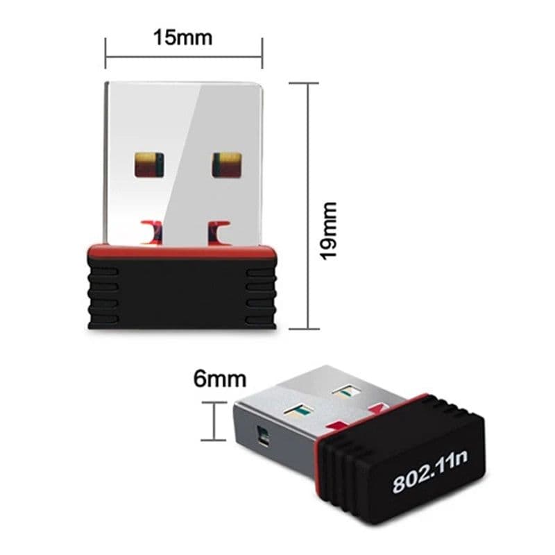 image-TEROW 150Mbps Network Card MT7601 Mini Wireless 2.4G Wifi Adapter WLAN USB2.0 2dBi for Tablet/PC/TV Box/CCTV/Desktop