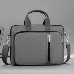 image-Laptop Bag For Macbook Air Pro 13 16 Redmi Lenovo 13.3 14 15.6 17.3 Inch Case Portable Shockproof Shoulder Bag Handbag Briefcase