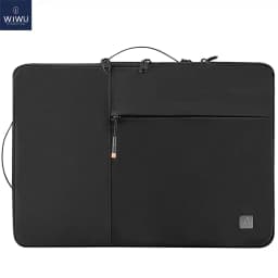 image-WIWU New Portable Laptop Sleeve 13 14 Double Layer Laptop Bag for MacBook Pro 13 Air 15 2024 Case Waterproof Bag for Laptop 15.6