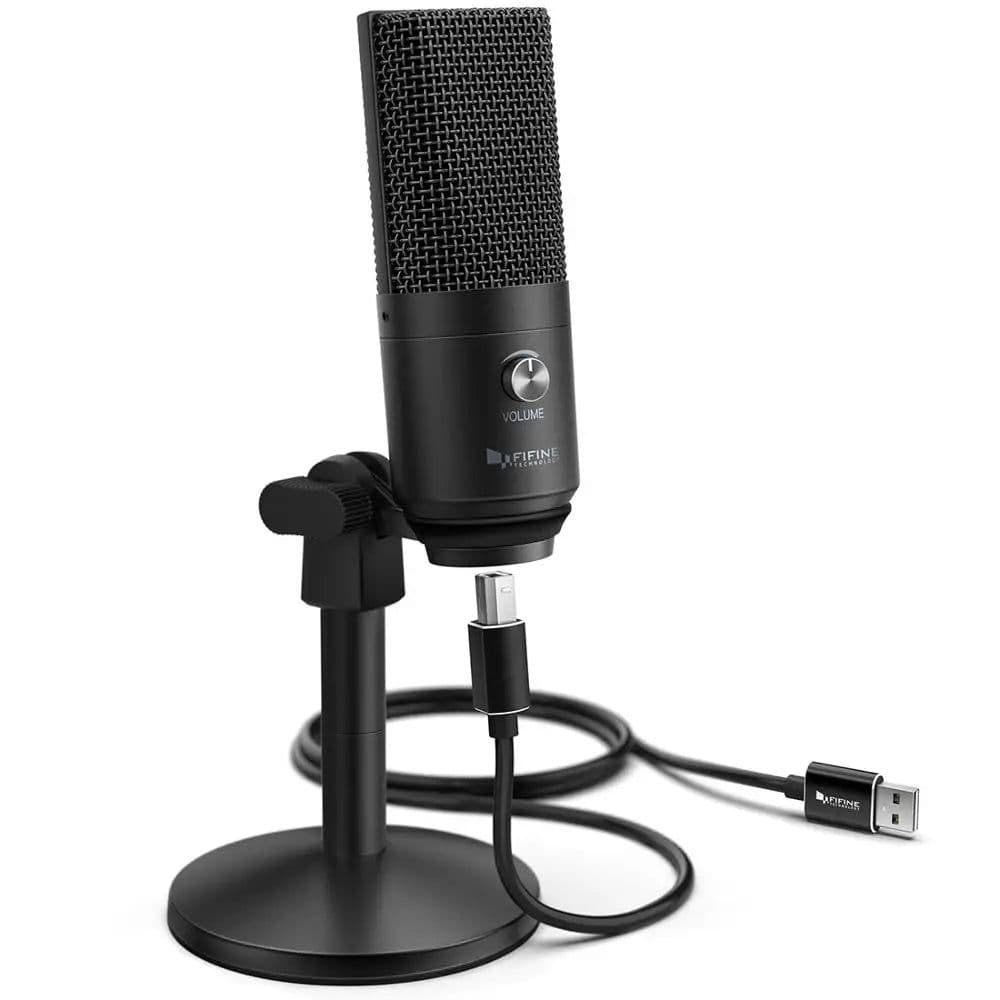 image-FIFINE USB Microphone for laptop and Computers for Recording Streaming Voice overs Podcasting for Audio&Video K670