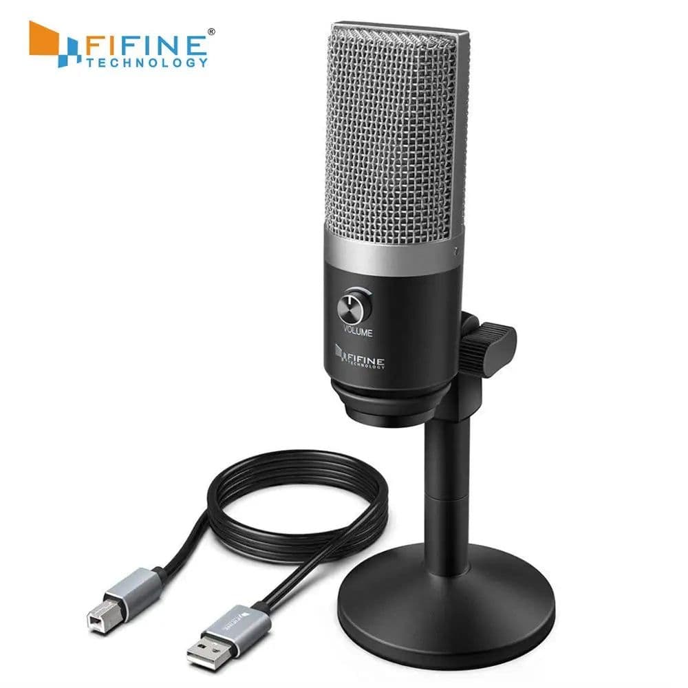 image-FIFINE USB Microphone for laptop and Computers for Recording Streaming Voice overs Podcasting for Audio&Video K670